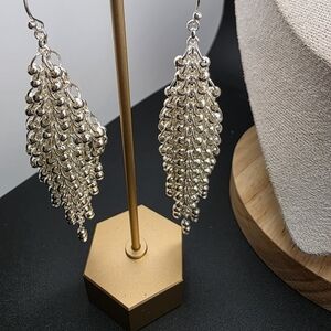Elegant Silver Dangle Earrings (1863)